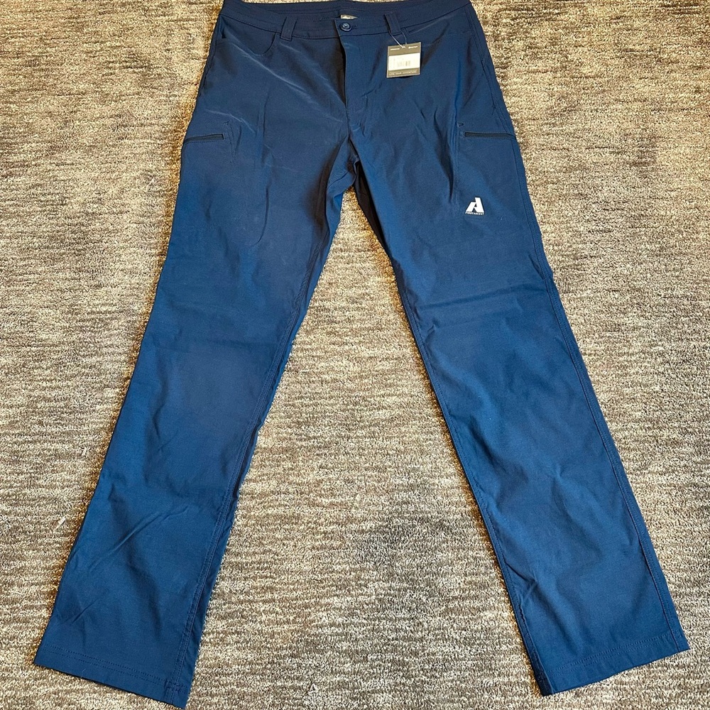 NWT Womens Eddie Bauer First Ascent Guide Pants - Navy Size 14 Tall